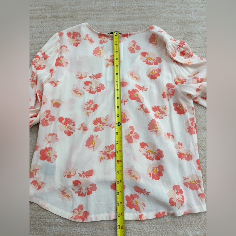 Sanctuary Women's Spring Punch Floral Surplice Long Sleeve Blouse, Size XS - Picture 7 of 11